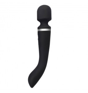 LODI - Dual Head AV Wand Vibrator (Chargeable - Black)